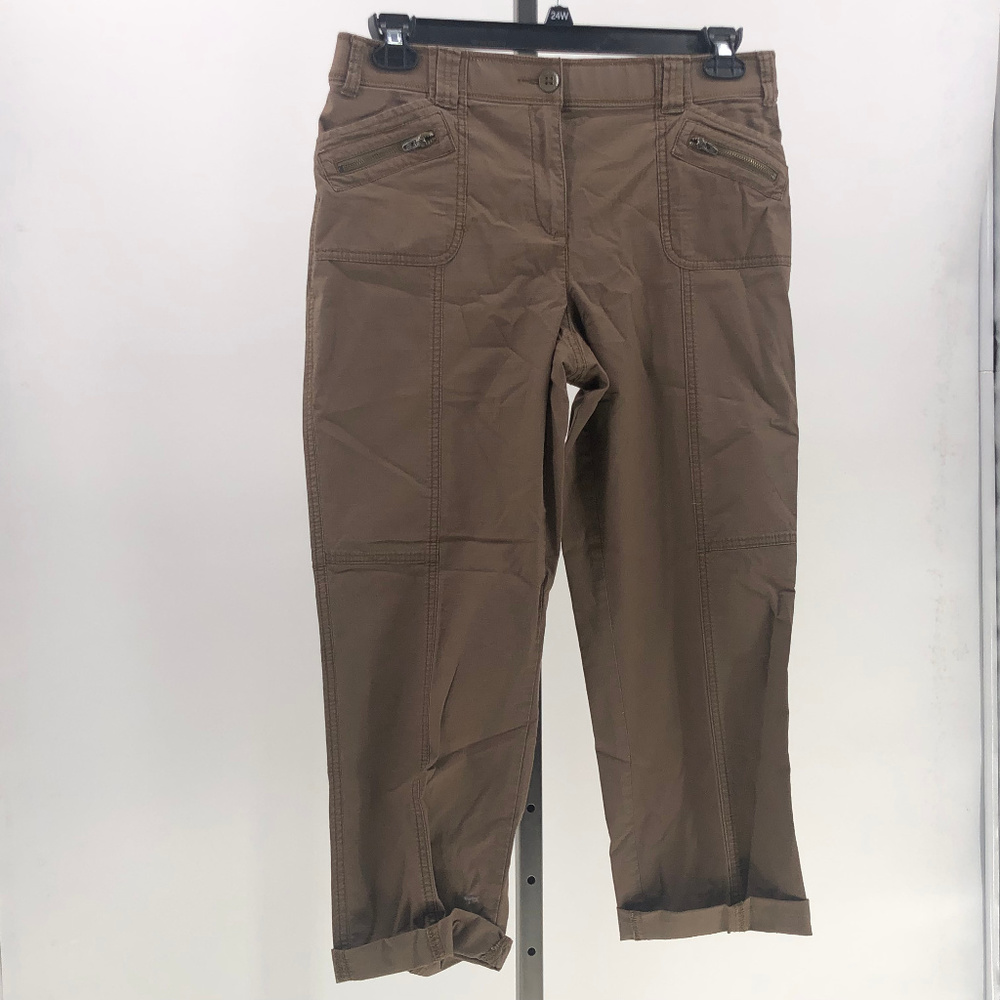 chico's brown capri pants sz 1 or M 8